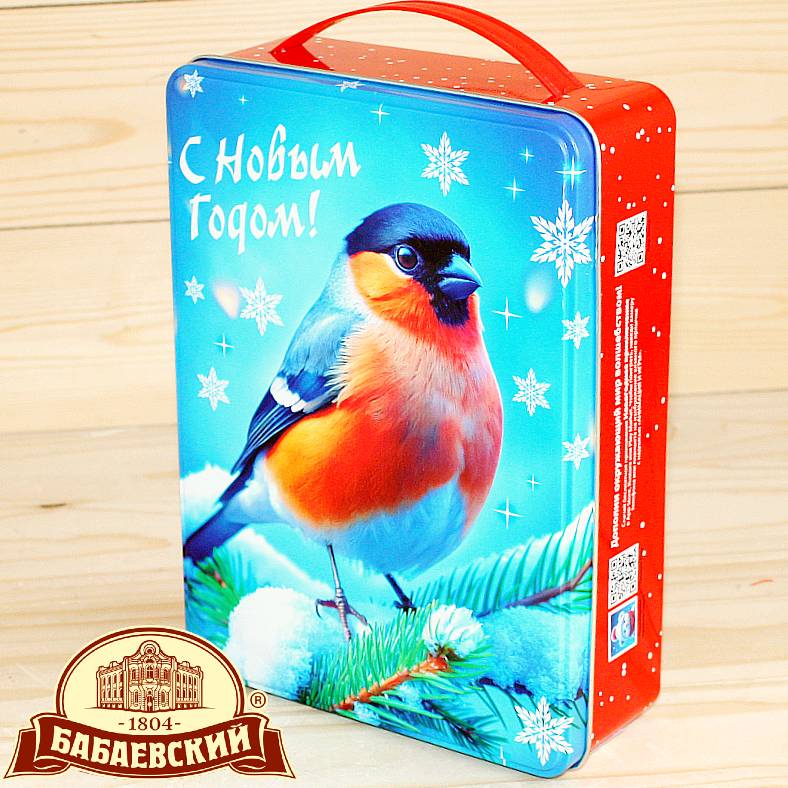 Сладкий новогодний подарок к жестяном кейсе Бабаевский в Серпухове